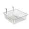 Azar Displays 4.25"H Chrome Wire Basket, PK2 300621 - alternate 1